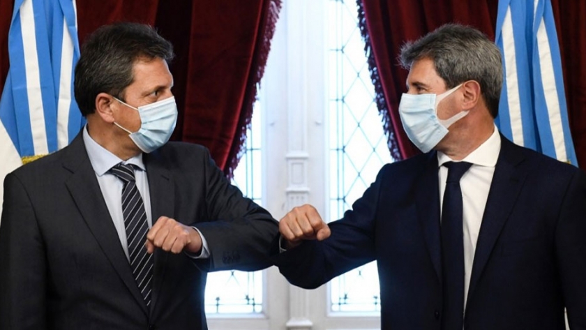 Uñac fue recibido en el Congreso por Sergio Massa