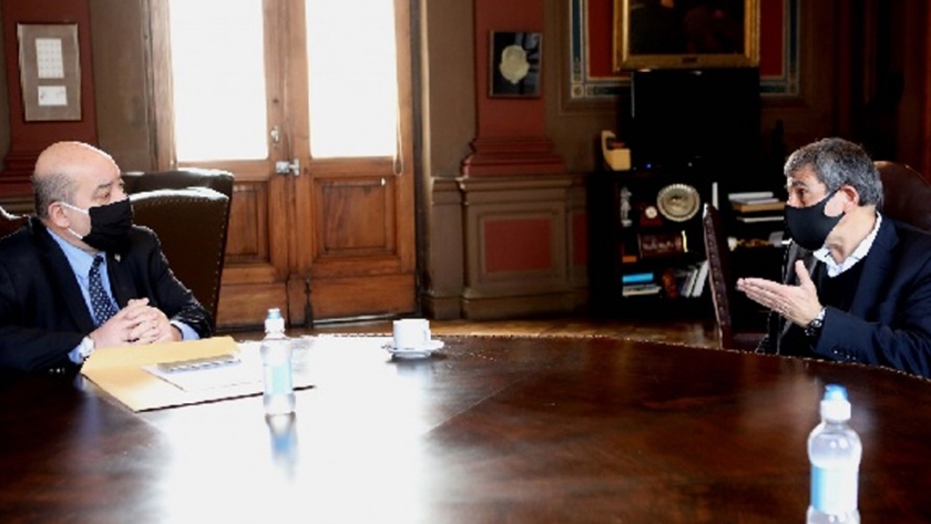 Salvarezza y el presidente de la UNLP se reunieron para delinear una agenda común
