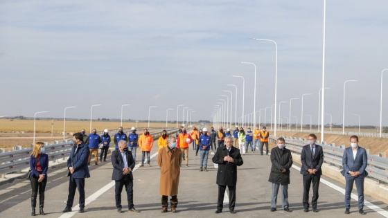 Alberto Fernández, Katopodis y Schiaretti inauguraron 92,1 km de la Autopista Ruta Nacional 19, en Córdoba