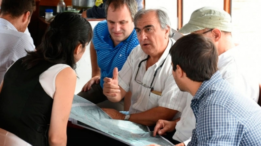 Recorrida de obras por el Canal Santa María