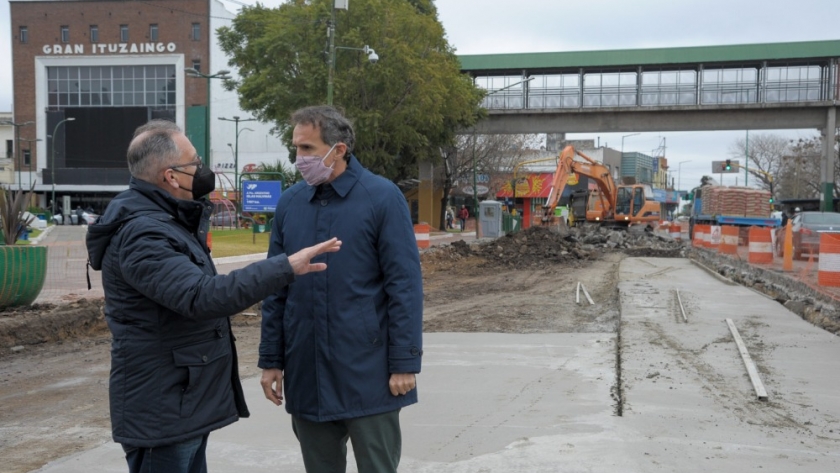 En Ituzaingó, Katopodis recorrió las obras de la Av. Néstor Kirchner