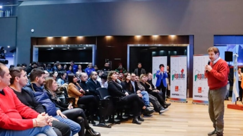 Gustavo Melella encabezó el acto de apertura de la Edición XVII de los Juegos EPADE