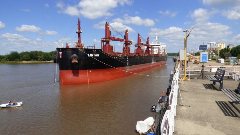 Es casi constante el ritmo de embarque en los puertos entrerrianos