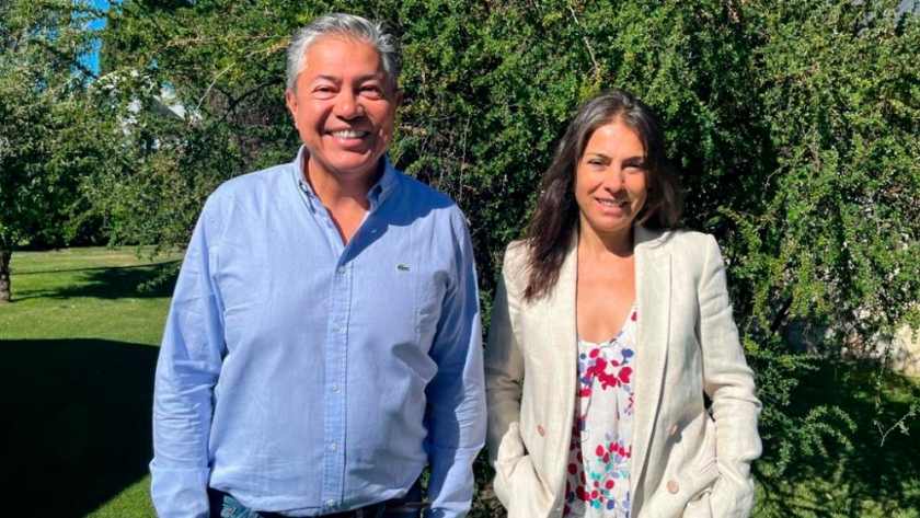 Rolando Figueroa y Lucila Crexell acordaron trabajo en conjunto
