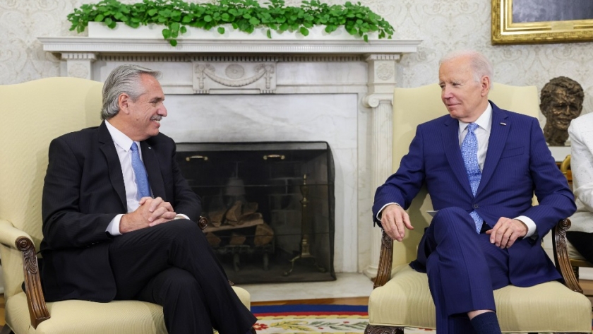Fernández y Biden coincidieron en que “la democracia y los Derechos Humanos son objetivos centrales para el desarrollo”