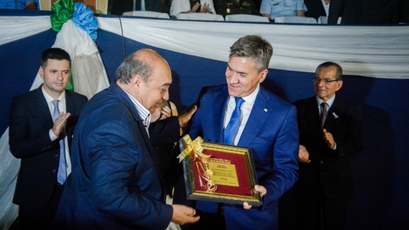 El gobernador Zdero acompañó el 112° aniversario de Sáenz Peña