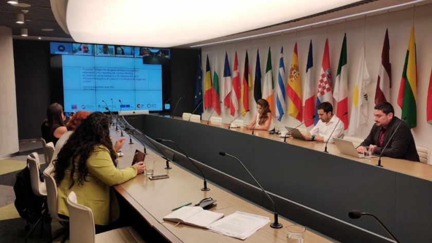 Argentina y Chile presentaron los avances de su proyecto de EUROCLIMA