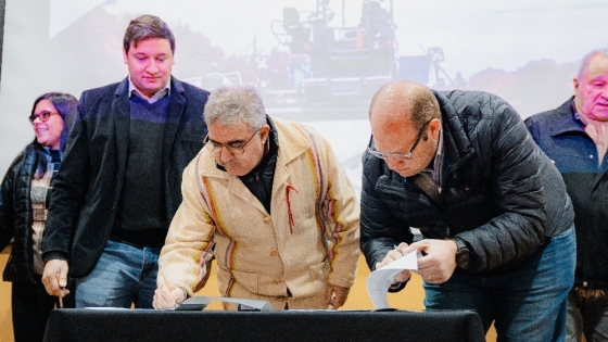 Jalil y Andrada lanzan el Plan de Asfaltado Urbano con 72 cuadras en Tinogasta