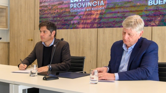 Ziliotto y Kicillof avanzan con acuerdos en cinco áreas clave