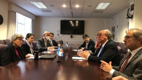 Mendiguren y el embajador Argüello mantuvieron una reunión en Washington
