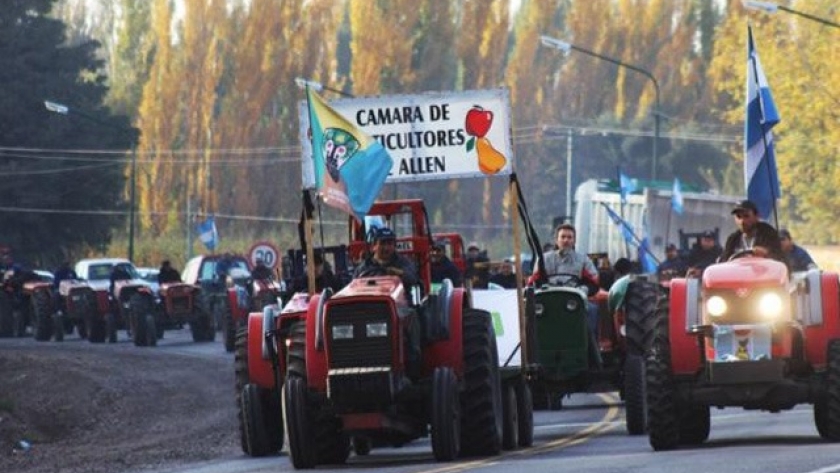 El tractorazo llega a Río Negro