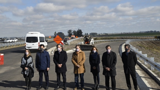 Cafiero, Katopodis, De Pedro y Bordet anunciaron obras y recorrieron el tramo IV de la Autovía Ruta Nacional 18