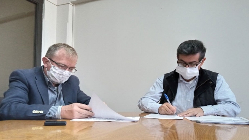 Convenio para obras de pavimentación en Vaqueros