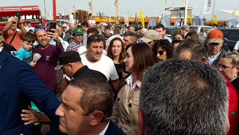 Villarruel visitó Agroactiva, pero evitó hablar de lay bases: “Hoy es el día del campo”