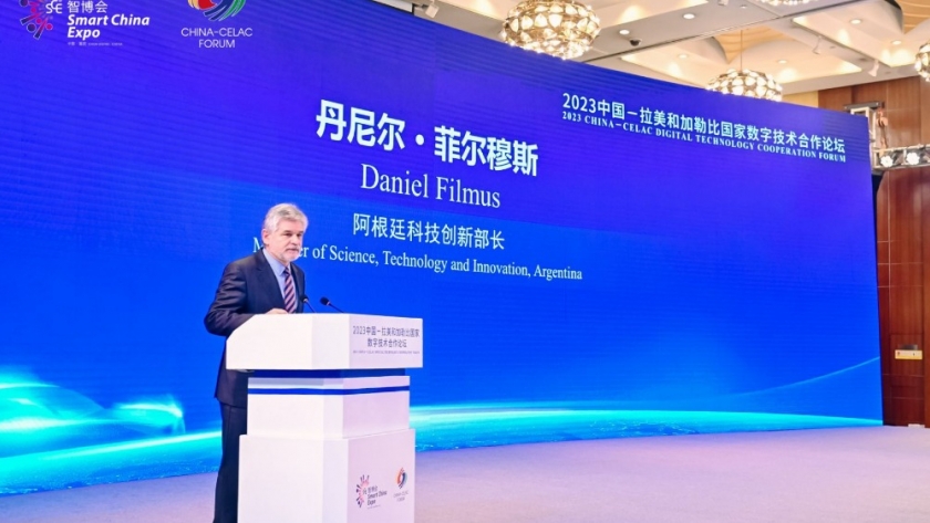 Con foco en la aplicación de la IA en el agro y la agroindustria, Filmus abrió el Foro China-CELAC