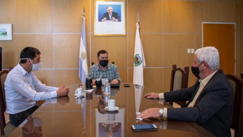El ministro de Producción se reunió con autoridades de la Cámara de Comercio de San Luis