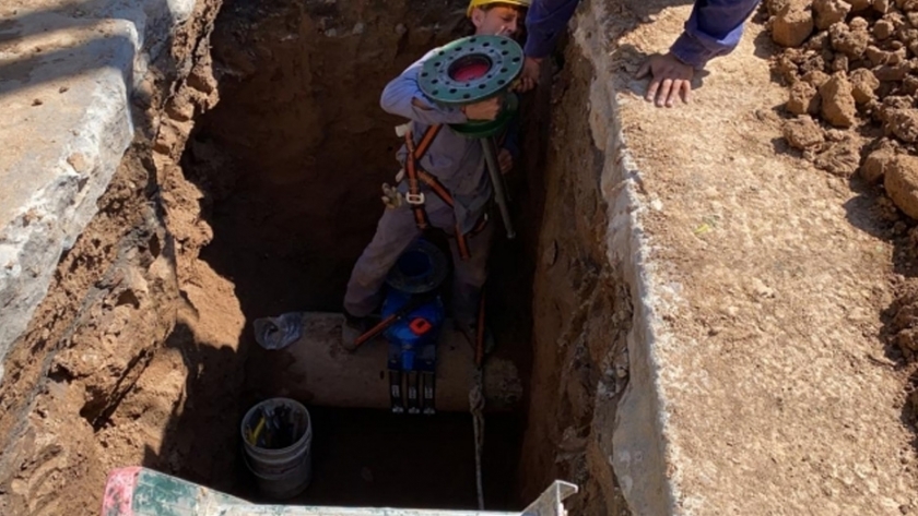 Puesta en marcha de obras para el acceso al agua potable en Villa Itatí