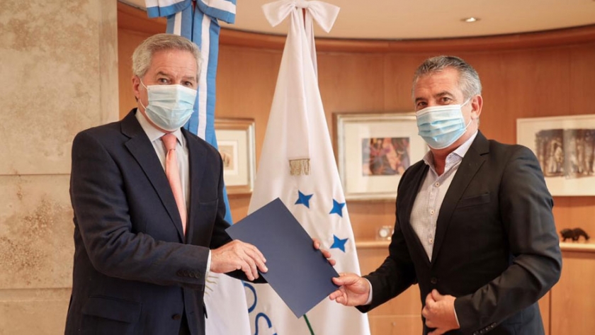 El canciller Solá recibió al embajador Urribarri para avanzar en la agenda bilateral con Israel
