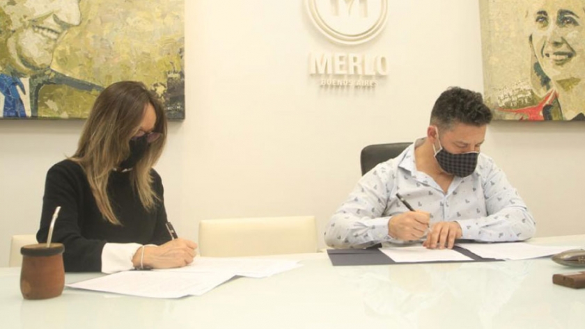 Malena Galmarini y Gustavo Menéndez trabajan en conjunto para ampliar la cobertura de agua y cloaca en Merlo