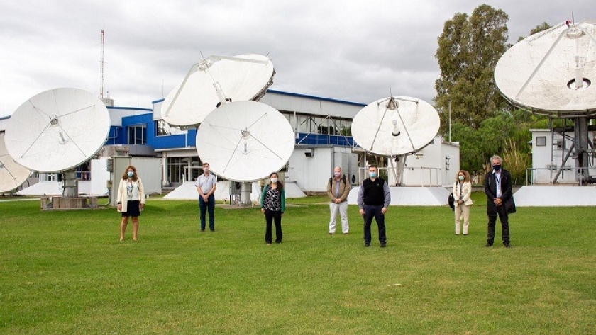 Avanza el trabajo con ARSAT para el desarrollo del sistema de monitoreo hidrometeorológico