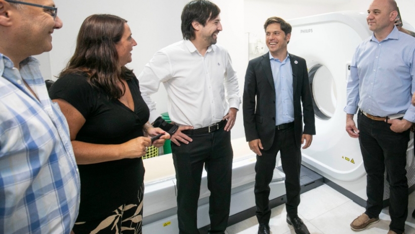 Kicillof visitó el nuevo Centro de Diagnóstico por Imágenes