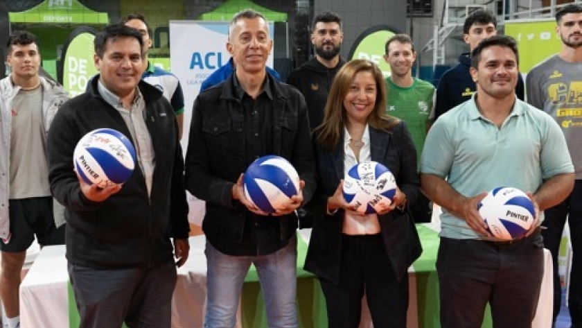 Carreras recibió a los máximos exponentes del vóley nacional en Bariloche