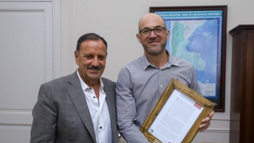 Ricardo Quintela recibió al nuevo director del CRILAR