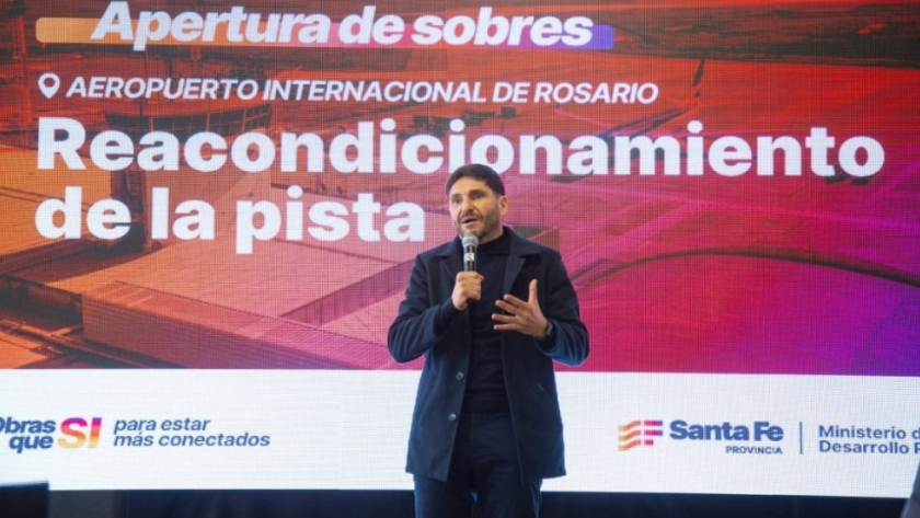 Pullaro impulsa la modernización del Aeropuerto de Rosario con inversión histórica de Santa Fe
