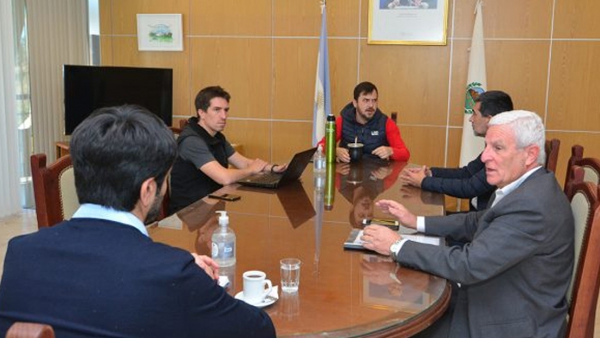 Lavandeira se reunió con el presidente de la Cámara de Comercio San Luis