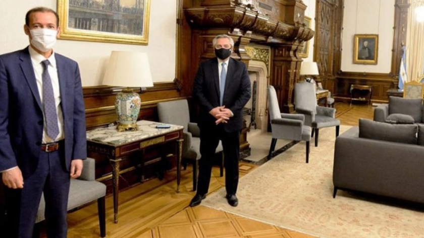 Gutiérrez se reunió con el presidente Alberto Fernández