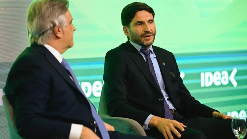 Llaryora y Pullaro unidos en Rosario: mensaje político y defensa del interior productivo