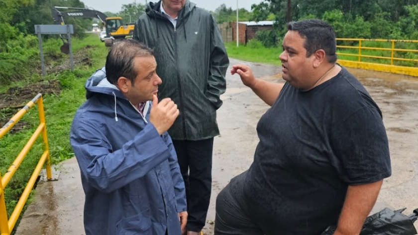 Herrera Ahuad viajó a Cerro Corá y verificó tareas en el municipio