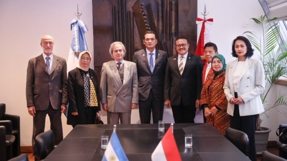 El vicecanciller Tettamanti recibió a Parlamentarios de Indonesia
