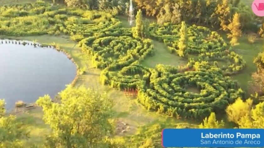 En San Antonio de Areco crean un laberinto de bambú de experiencias sensoriales que recupera el suelo