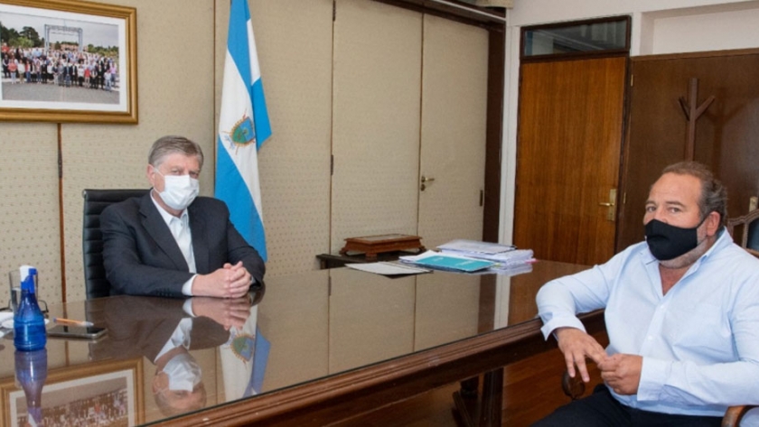 Ziliotto analizó con el intendente Gallotti obras para Larroudé