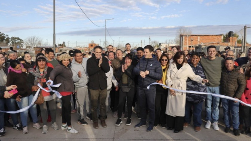 Katopodis inauguró obras hídricas y de infraestructura urbana en San Vicente, partido de la ciudad bonaerense