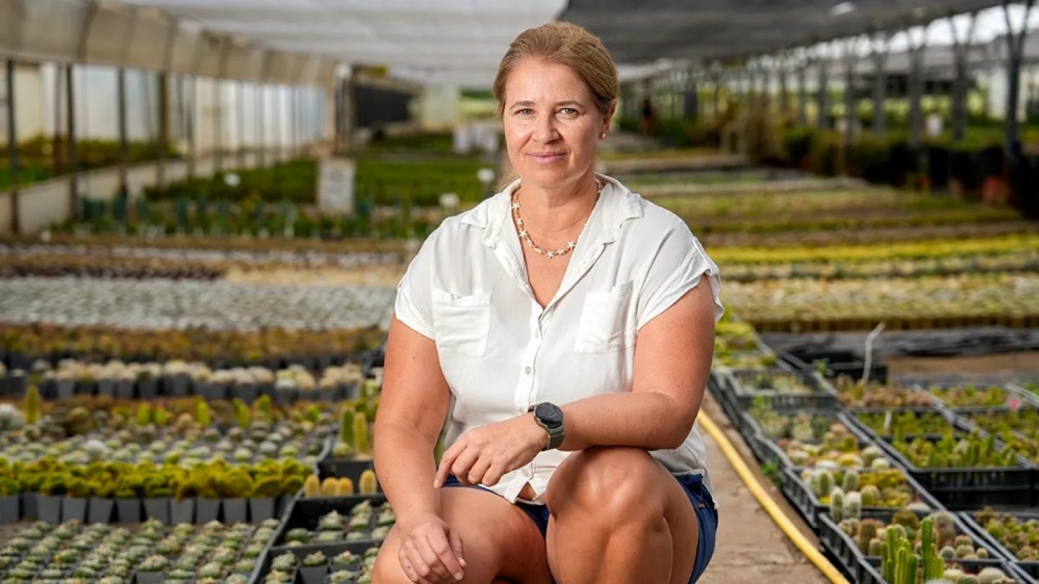 De una pasión adolescente a un vivero líder: la historia de la mendocina que creó uno de los mayores productores de cactus del país