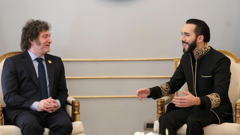 El Presidente Javier Milei mantuvo una reunión con el Presidente de El Salvador, Nayib Bukele