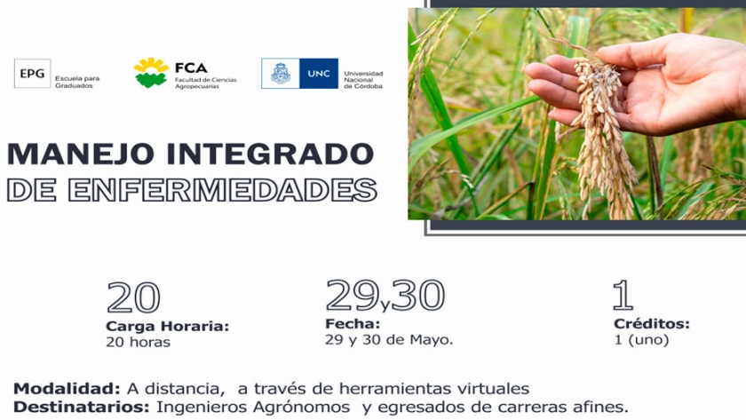 Nuevo curso de la EPG: Manejo integrado de enfermedades