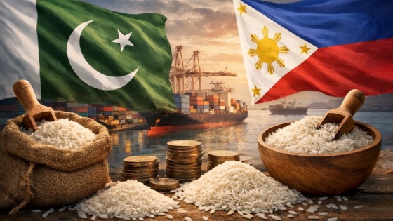 Exportaciones de arroz de Pakistán suben 56% por la demanda filipina