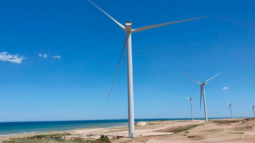 Comenzó a operar en Necochea un nuevo parque eólico de Genneia