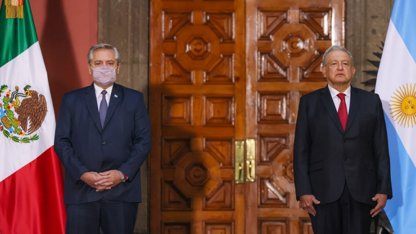 El presidente Alberto Fernández mantuvo una intensa agenda de trabajo con su par de México, Andrés Manuel López Obrador