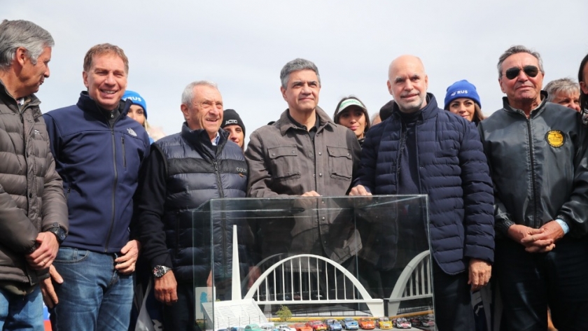 Rodríguez Larreta inauguró la nueva pista del Autódromo Gálvez junto a Jorge Macri y Diego Santilli