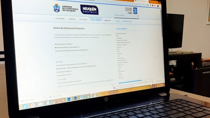 Producción habilitó un centro de información en la web oficial de gobierno
