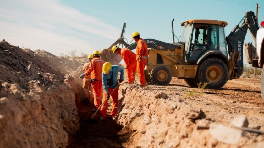 En San Martín progresa la obra de ampliación de red cloacal en los barrios María Auxiliadora y Entre Ríos
