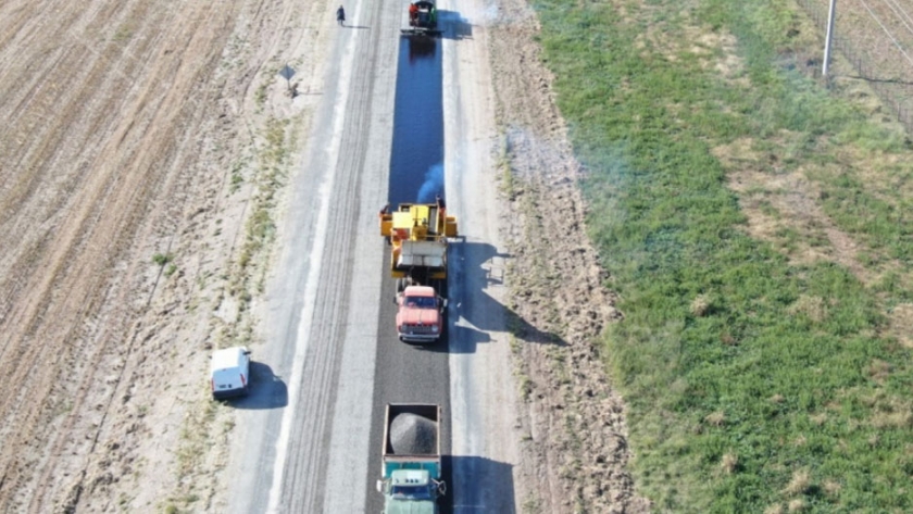 Reconstruyen un tramo de la Ruta Provincial 10