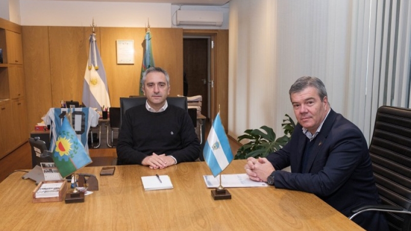 Larroque mantuvo una reunión de trabajo con su par de Desarrollo de La Pampa