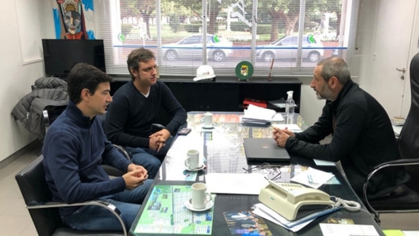 Supply se reunió con el intendente de Laprida