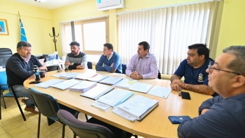 Aguilar se reunió con representantes del sector pesquero local