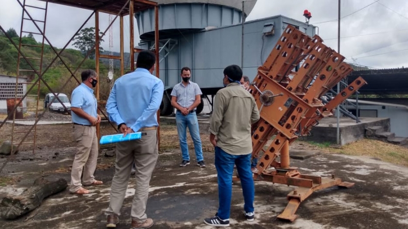 Inspección técnica a la Base del Radar de la empresa Latser